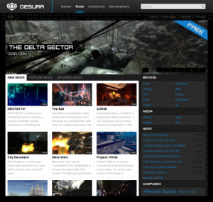 Web oficial de Desura